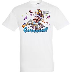 T-shirt Carnavalluh | Carnaval | Carnavalskleding Dames Heren | Wit | maat 4XL